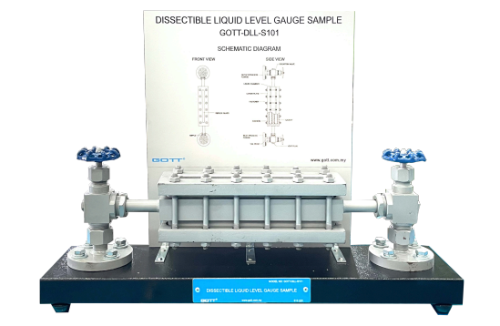 DISSECTIBLE LIQUID LEVEL GAUGE SAMPLE